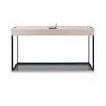 Aquaplus аквариум LUX П264 / 240л прямой выбеленный дуб LED (120*40*61)+Крышка, светильник LEDDY TUBE Retro Fit Sunny 2*18 Вт, стекло 8/8 a19315
