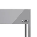 AQUAEL Glossy ST Cube Day&Night 50 (135л) аквариум СЕРЫЙ с LED освещением из стекла "триплекс" 131992