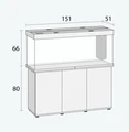 Juwel RIO 450 LED аквариум в комплекте с тумбой 450л светлое дерево (Light wood) 151х51х66см 2х31W Фильтр Bioflow XL, нагреватель 300 Вт 05851