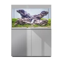 AQUAEL Glossy ST 100 серый (215л) аквариум с LED освещением 131426