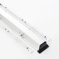 Aquaplus аквариум LUX П264 / 240л прямой Дуб сонома LED (120*40*61)+Крышка, светильник LEDDY TUBE Retro Fit Sunny 2*18 Вт, стекло 8/8 a19346
