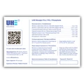 UHE PO4 test PRO - тест для определения концентрации фосфатов (PO) в воде в комплекте с калибрующим раствором UPP