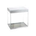 AQUAEL OPTI SET 130 л (белый) - аквариум из осветлённого стекла Opti White, 61x41x56 см 132497