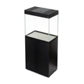 AQUAEL OPTI SET 130 л (черный) - аквариум из осветлённого стекла Opti White, 61x41x56 см AQ-132496