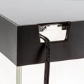 AQUAEL OPTI SET 130 л (черный) - аквариум из осветлённого стекла Opti White, 61x41x56 см AQ-132496