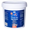 Anubias Tricolor Koi Opti Sticks - корм для кои и других прудовых рыб, палочки 9х2мм, ведро 10л (4кг) AN-088429